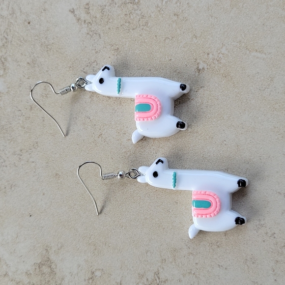 Jewelry - Llama Dangle Earrings, alpaca, Peru